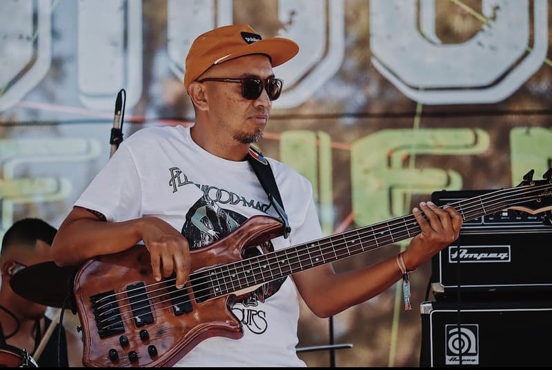 Toots holding down the low end