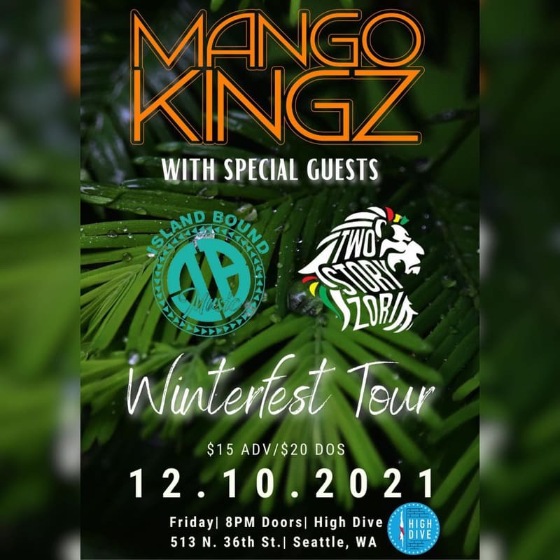 Poster: Winterfest Tour kickoff — High Dive, Seattle WA, 2021